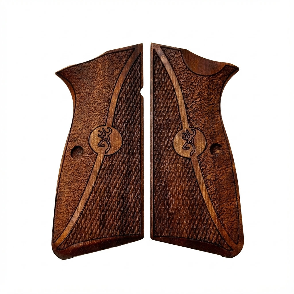Browning Hi-Power Grips – Dual Texture Logo
