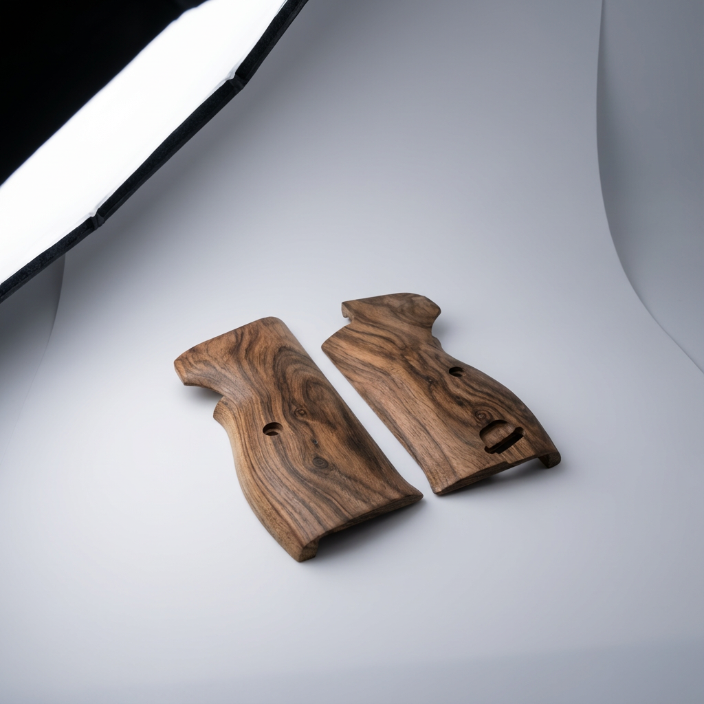 Sig P210 Grips - Premium Root Walnut