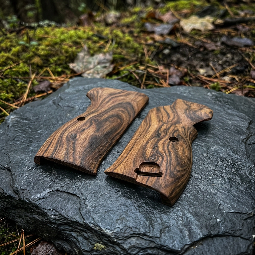 Sig P210 Grips - Premium Root Walnut