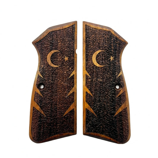 Browning Hi-Power Grips - Crescent and Star Flag