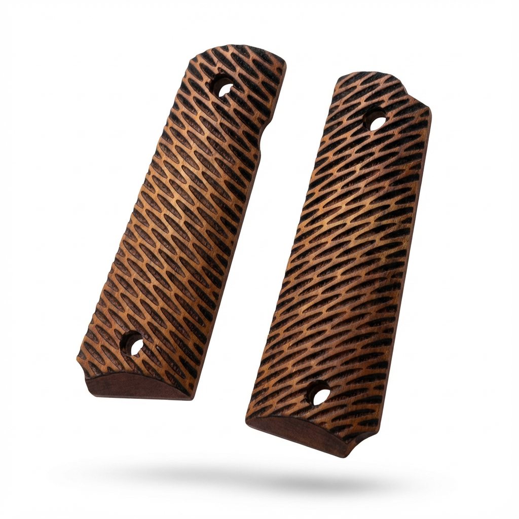 1911 Full Size Grips - Oval Slash Texture