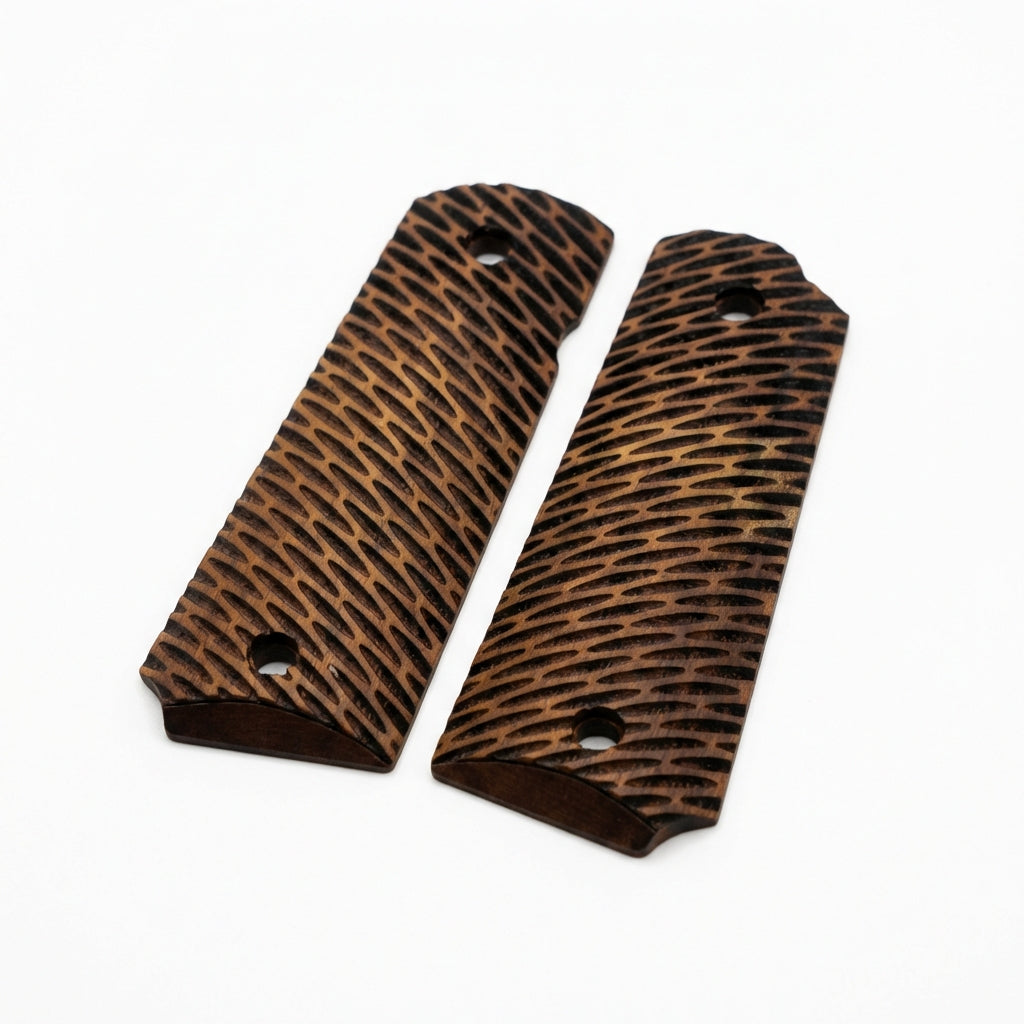 1911 Full Size Grips - Oval Slash Texture