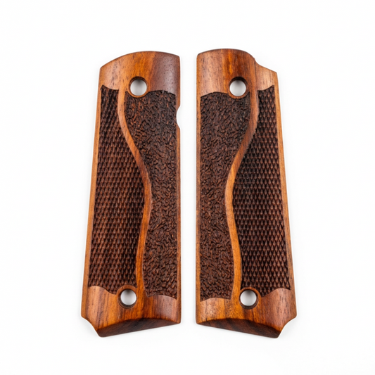 1911 Full Size Grips - Ribbon Checkered Design