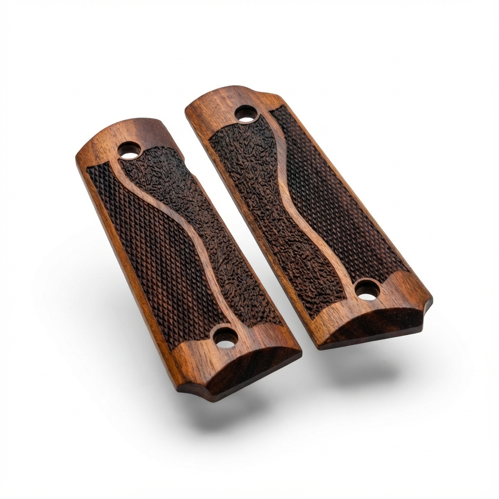 1911 Full Size Grips - Ribbon Checkered Design