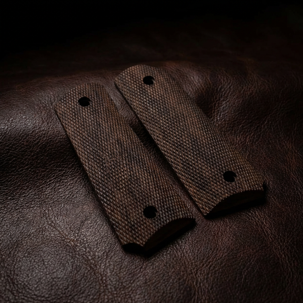 1911 Full Size Grips - Edge-to-Edge Checkered