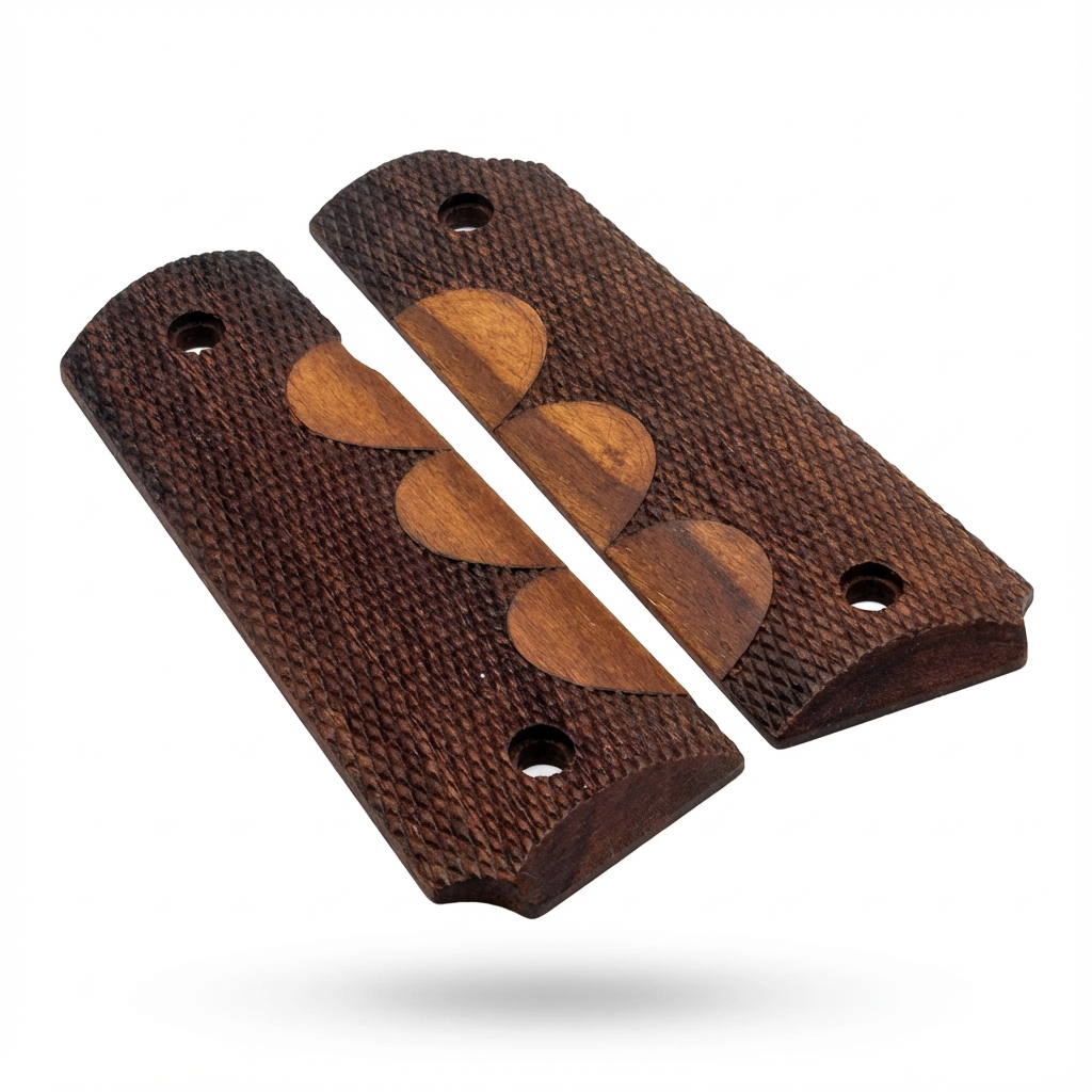 1911 Full Size Grips - Scalloped Checkered