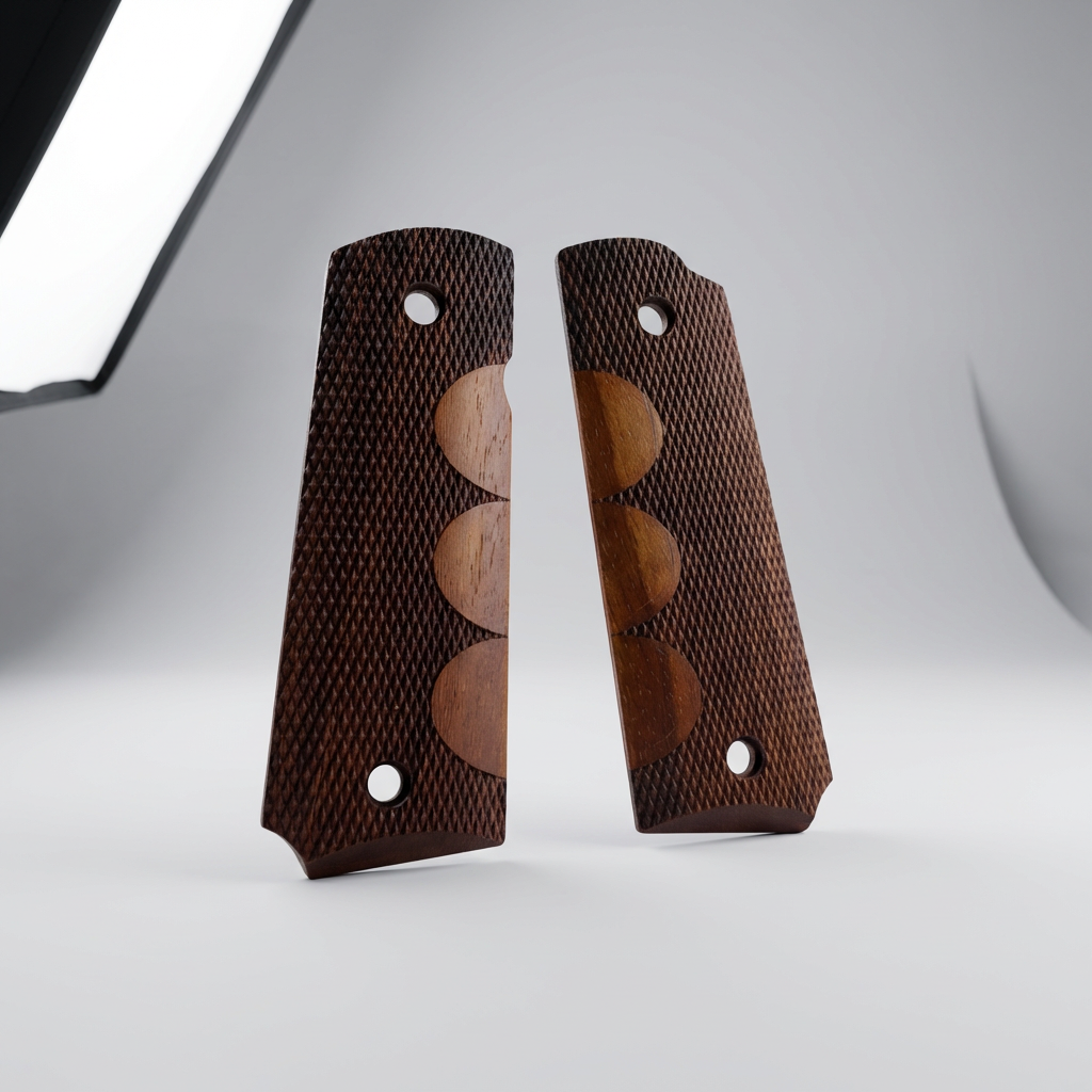 1911 Full Size Grips - Scalloped Checkered