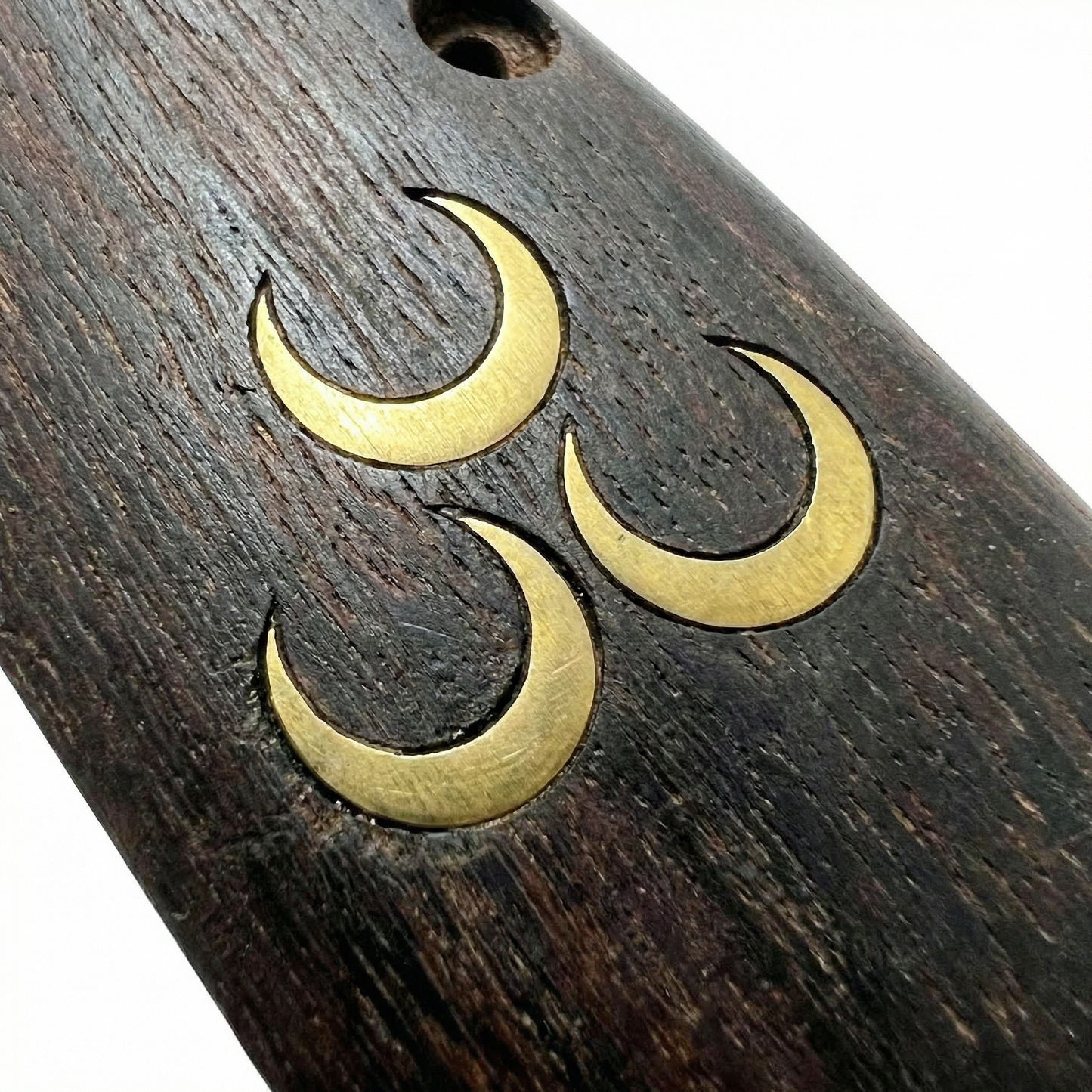Browning Hi-Power Grips - Three Crescents Inlay