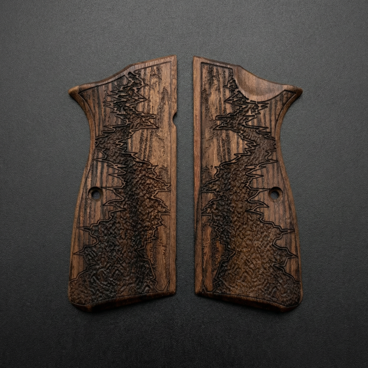 Browning Hi Power Grips - Crater