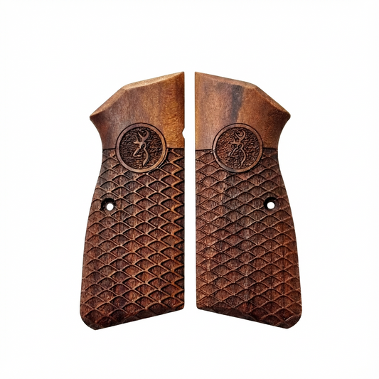 Browning Hi-Power Grips – Wide Diamond Logo